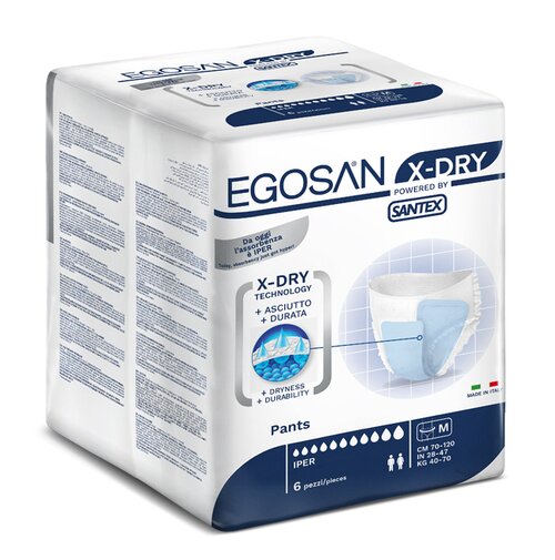 Egosan x dry pants medium 6 pezzi