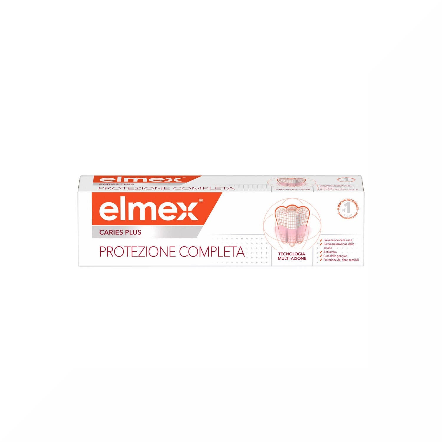 Elmex dentifricio carie plus protezione completa 75 ml