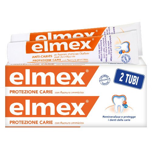 Elmex Dentifricio Protezione Carie 2x75 ml