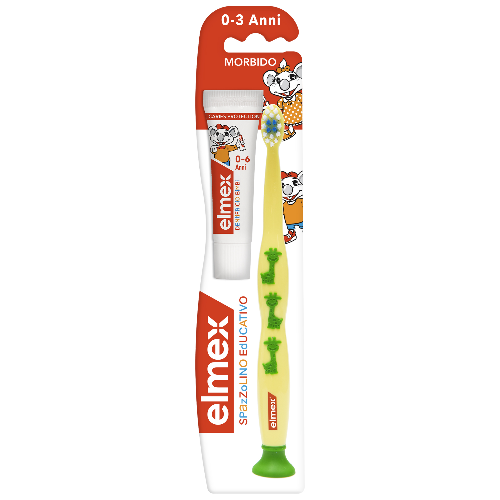 Elmex Spazzolino Educativo Bimbi 0-3 anni morbido