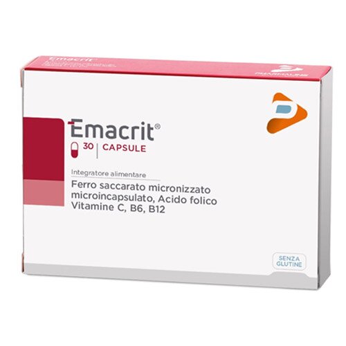 Emacrit Integratore Ferro 30 Capsule
