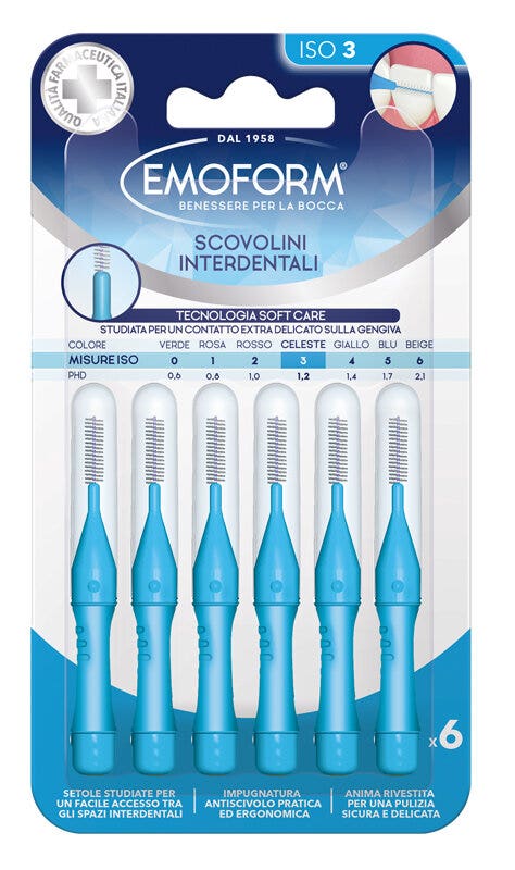 Emoform scovolini interdentali iso 3 6 pezzi