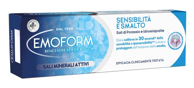 Emoform sensibilitÃ  e smalto dentifricio 75ml