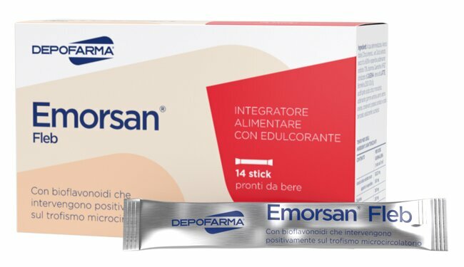 Emorsan fleboclisi 14 bustine stick pack 15 ml