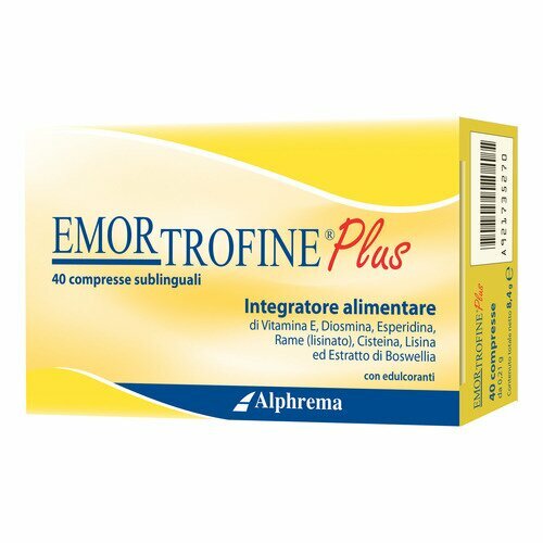 Emortrofine plus per emorroidi 40 compresse