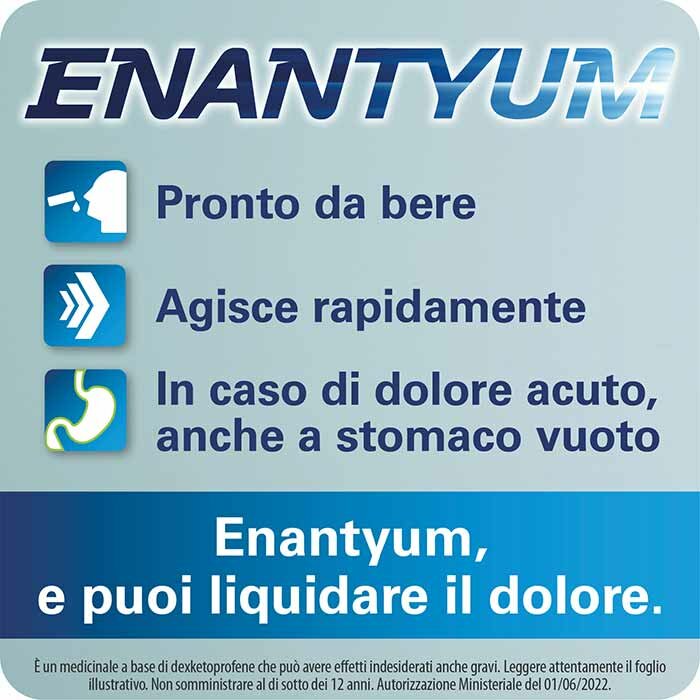 Enantyum 10 Bustine Soluzione Orale Liquida