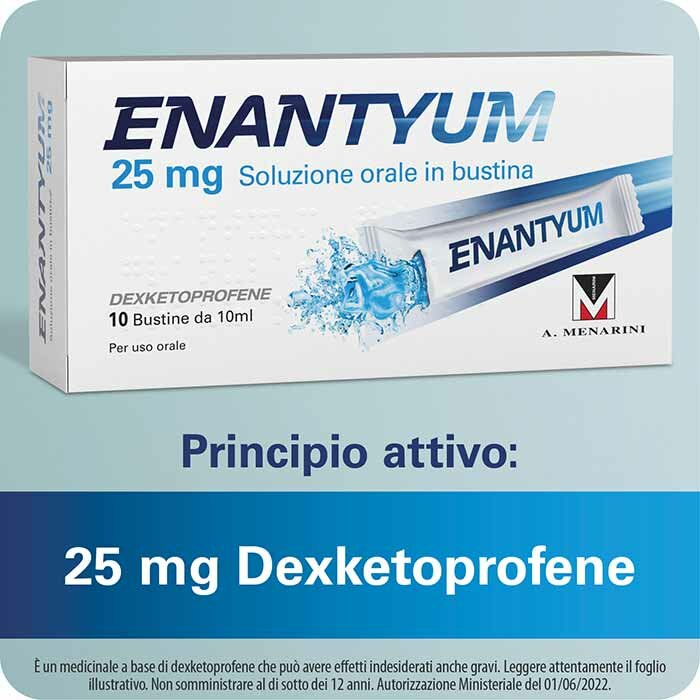 Enantyum 10 Bustine Soluzione Orale Liquida