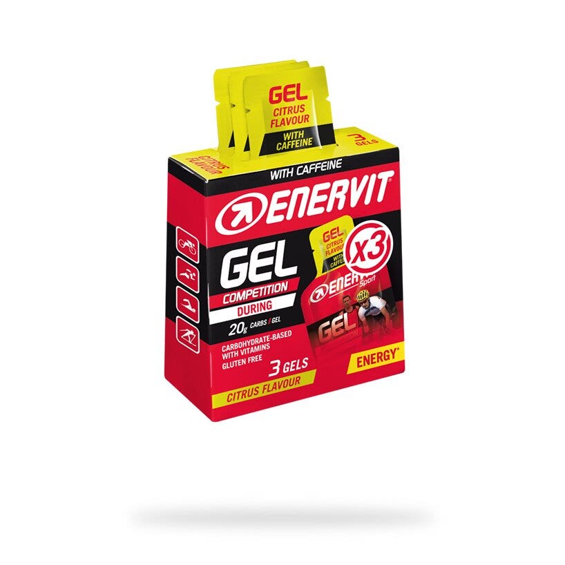 Enervit gel agrumi con caffeina astuccio da 3x25ml