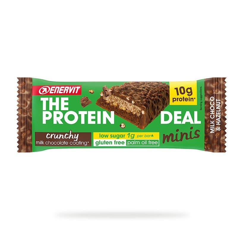 Enervit protein bar crunchy minis hazelnut 33g