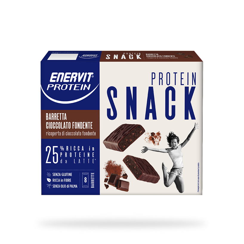Enervit protein snack cioccolato fondente 8 barrette