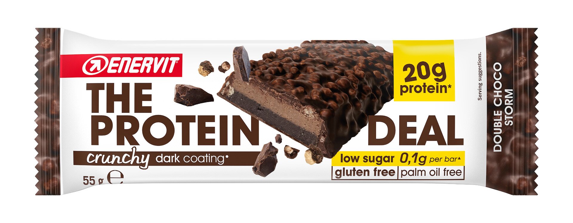 Enervit The Protein Deal Barretta 55g Doppio Cioccolato