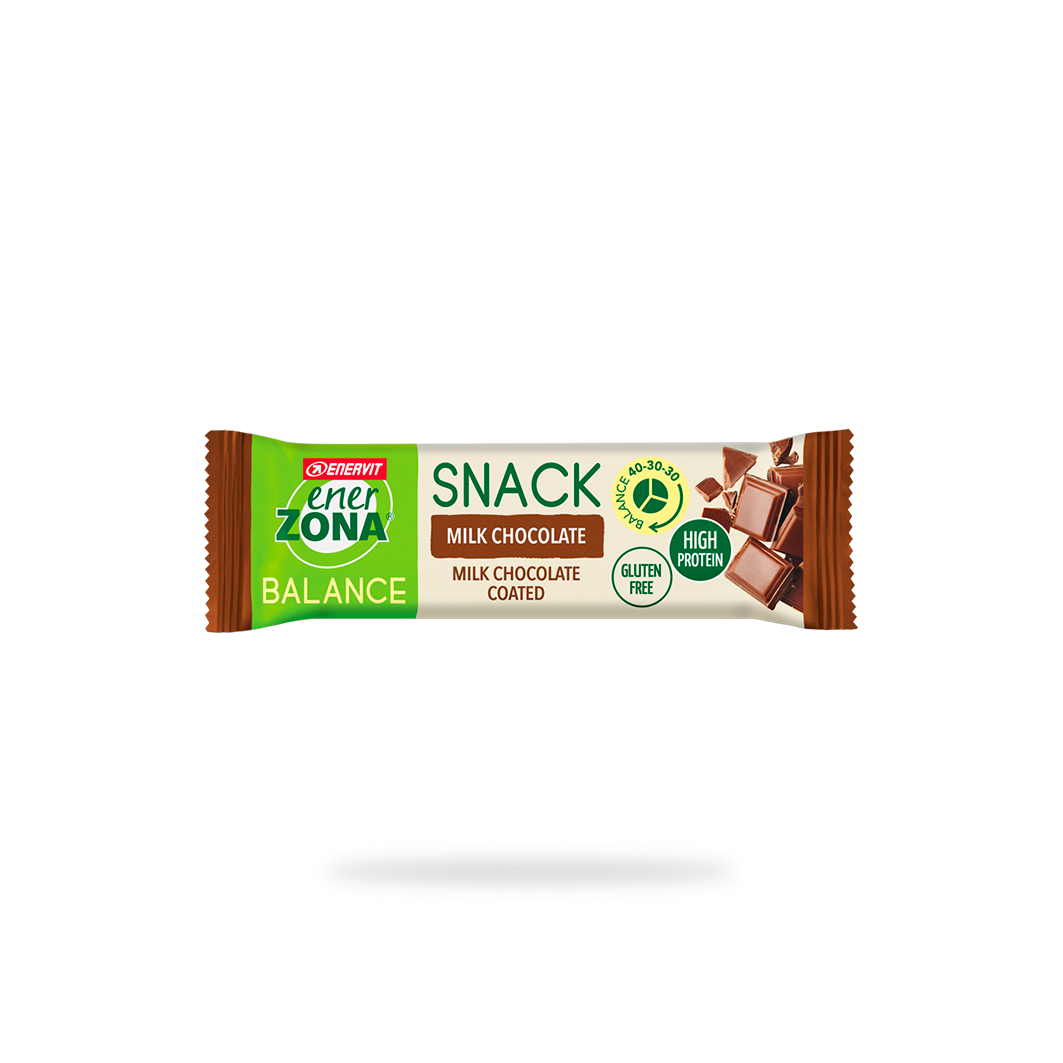 Enerzona snack milk chocolate box 30 barrette