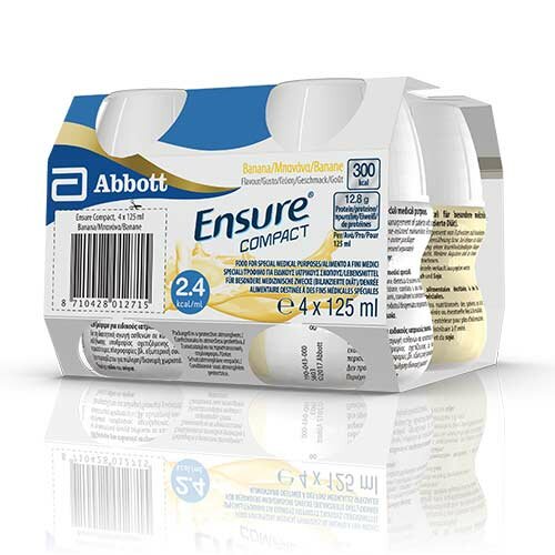 Ensure compact banana 4 bottiglie da 125 ml
