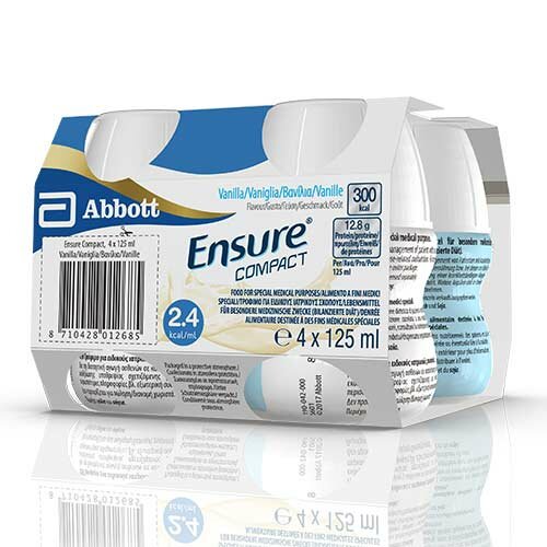 Ensure compact vaniglia 4 bottiglie da 125 ml