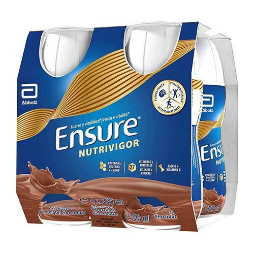 Ensure Nutrivigor Proteico Pronto da Bere Cioccolato 4 x 220 ml