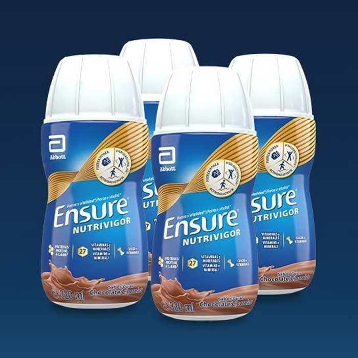 Ensure Nutrivigor Proteico Pronto da Bere Cioccolato 4 x 220 ml