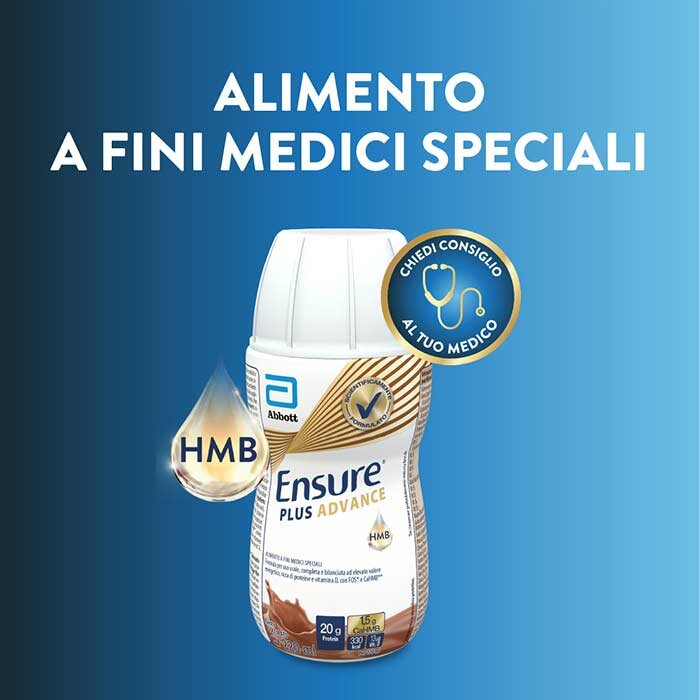 Ensure Plus Advance Integratore Gusto Cioccolato 4 x 220 ml
