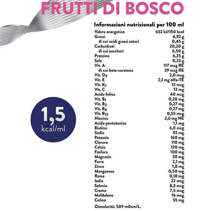 Ensure Plus Integratore Ipercalorico Frutti di Bosco 4 x 200 ml