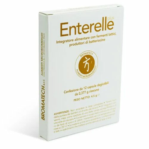 Enterelle Plus Integratore di Fermenti Lattici 12 Capsule