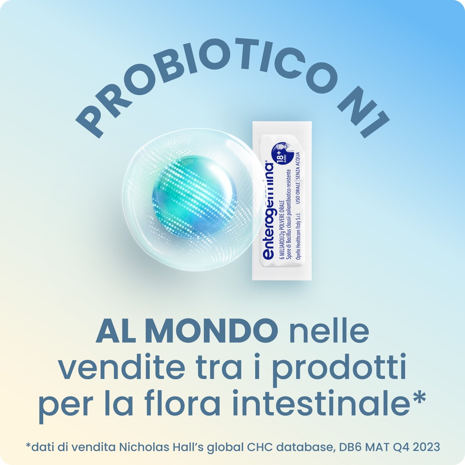 Enterogermina 6 Miliardi Adulti Per Favorire l'Equilibrio Della Flora Intestinale 9 Bustine