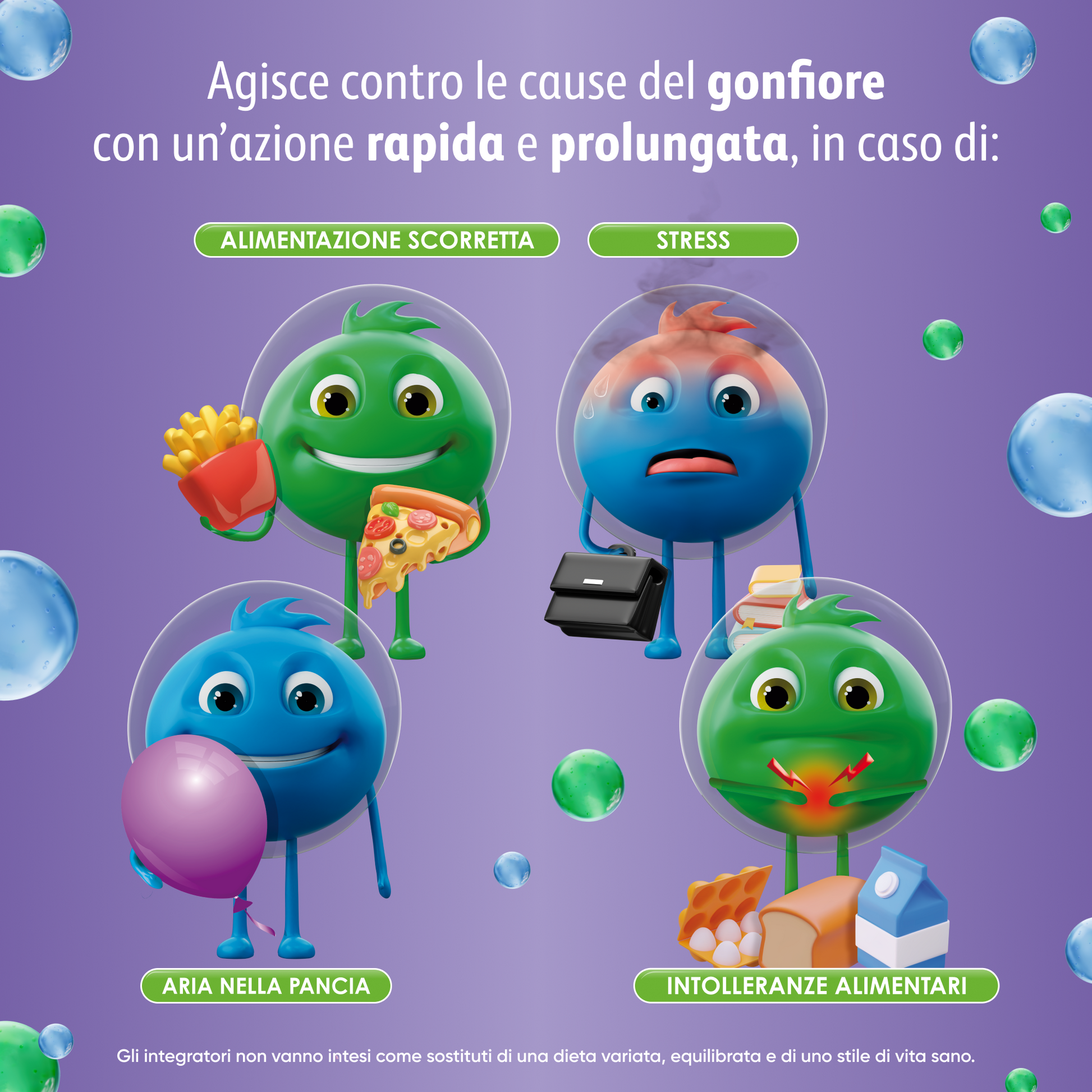 Enterogermina Gonfiore Addominale Tripla Azione 10 Bustine