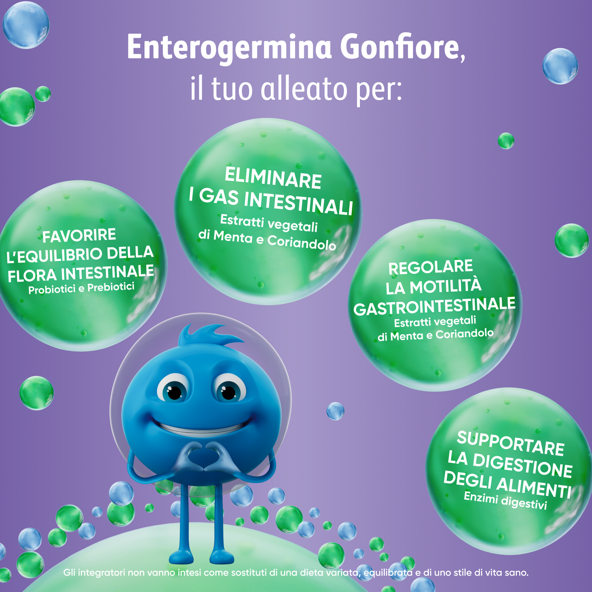 Enterogermina Gonfiore Addominale Tripla Azione 10 Bustine