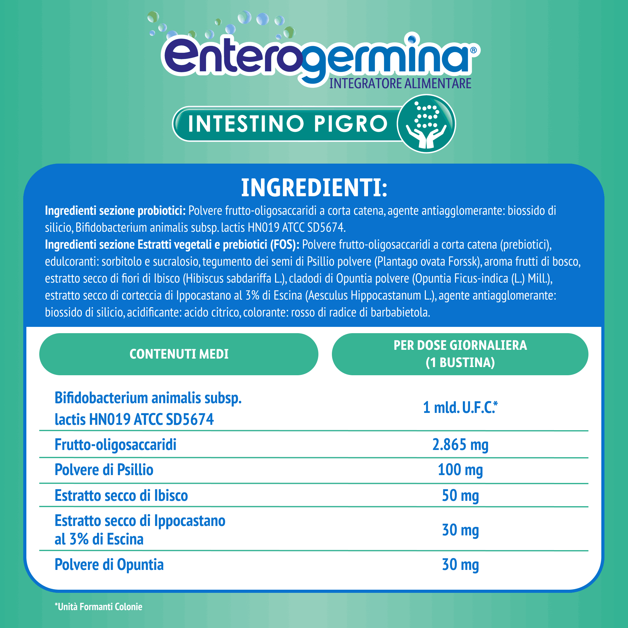 Enterogermina Intestino Pigro Regolarità Intestinale 10 bustine