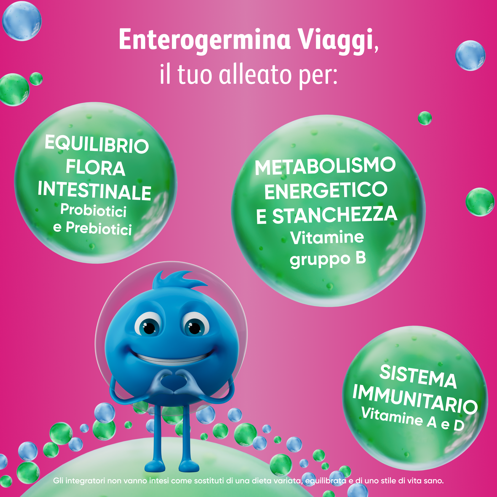 Enterogermina Viaggi Contro Diarrea del Viaggiatore 12 Bustine