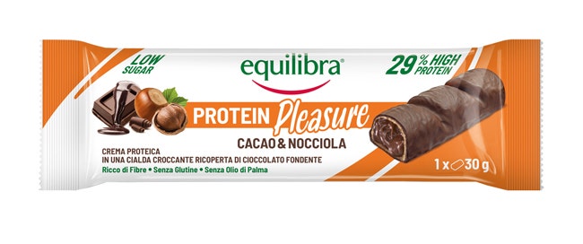 Equilibra crock cacao & nocciola 30 g barretta proteica
