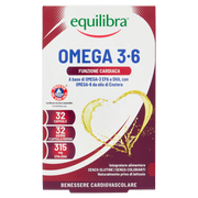 Equilibra Omega 3-6 Integratore Benessere Cardiovascolare 32 Capsule