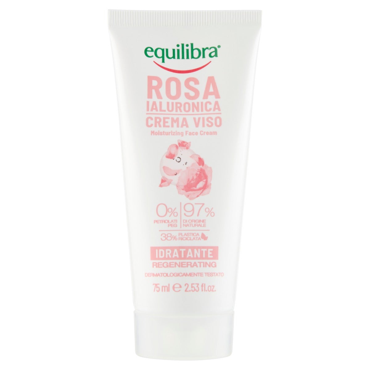 Equilibra viso rosa ialuronica crema idratante 75 ml