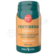 Erba Vita Curcuma Funzionalità Articolare e Antiossidante 60 capsule