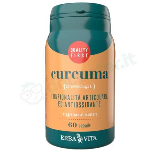 Erba Vita Curcuma Funzionalità Articolare e Antiossidante 60 capsule