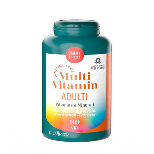 Erba Vita MultiVitamin Adulti con Alga Spirulina 90 compresse