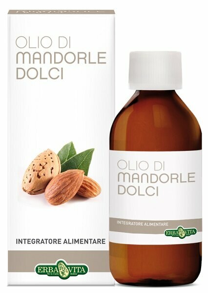 Erba Vita Olio di Mandorle Dolci Emolliente Lassativo 100 ml
