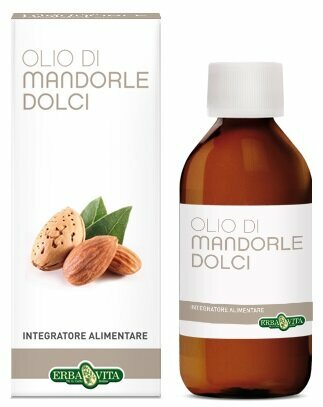 Erba Vita Olio di Mandorle Dolci Emolliente Lassativo 200 ml
