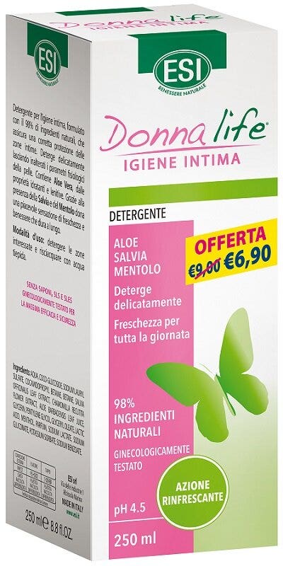 Esi donna life igiene intima azione rinfrescante 250ml