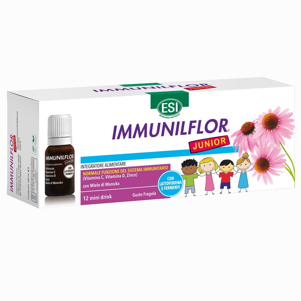 Esi immunilflor junior 12 flaconcini da 15ml