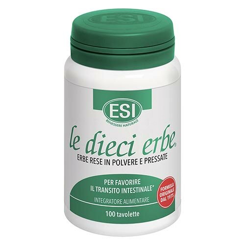 Esi Le Dieci Erbe per il Benessere Intestinale 100 tavolette