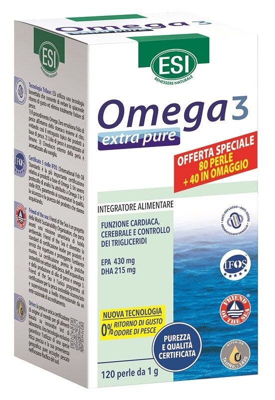 Esi omega 3 extra pure 120 perle