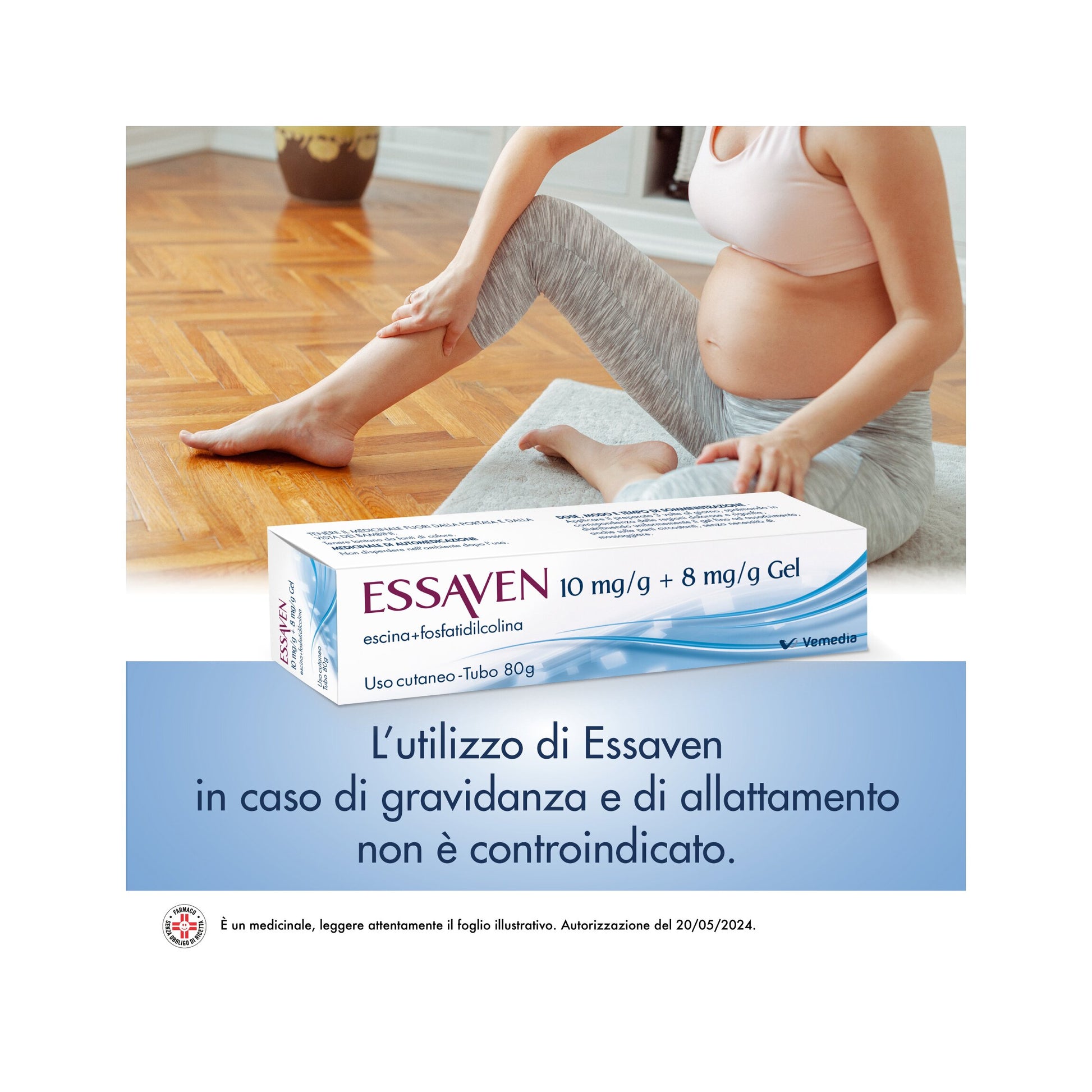 Essaven 10 mg/g + 8 mg/g Gel Escina 80 g