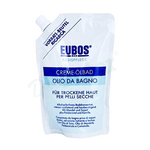 Eubos olio bagno ricarica 400 ml