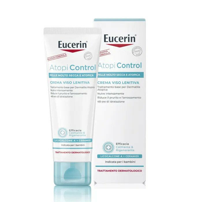 Eucerin AtopiControl Crema Viso per Dermatite Atopica 50 ml