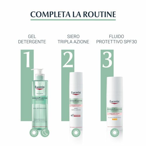 Eucerin dermopurifyer protective fluid spf30 40 ml