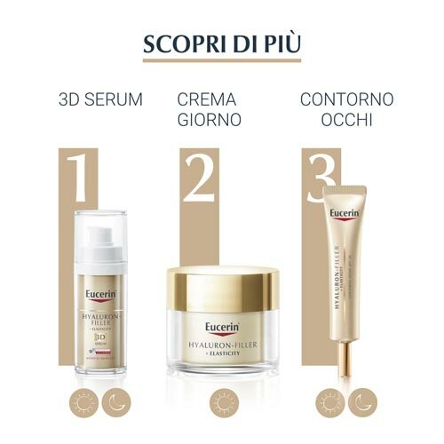 Eucerin hyaluron-filler + elasticity contorno occhi spf 15 15 ml