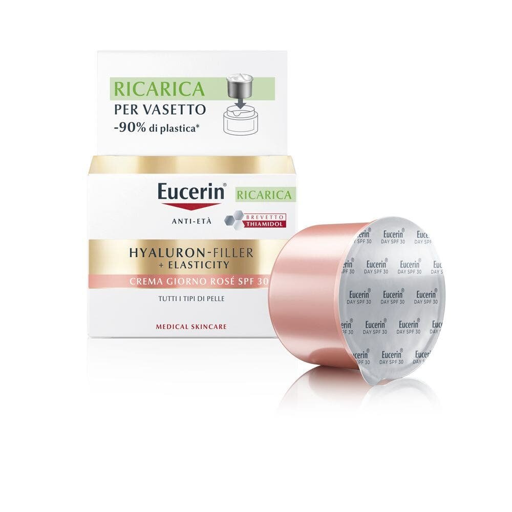 Eucerin hyaluron-filler + elasticity day rosé spf 30 ricarica 50ml