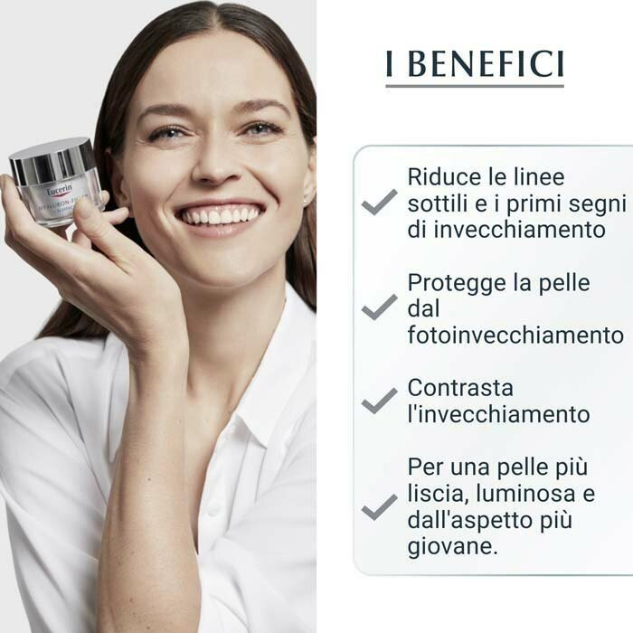 Eucerin Hyaluron-Filler Giorno Crema per Pelle Secca 50 ml