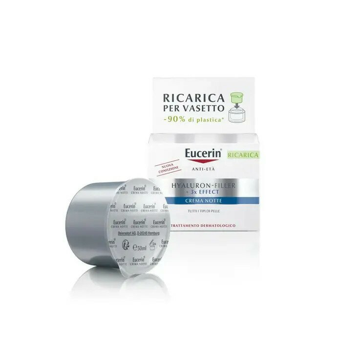 Eucerin Hyaluron Filler Notte Crema Viso Ricarica 50ml