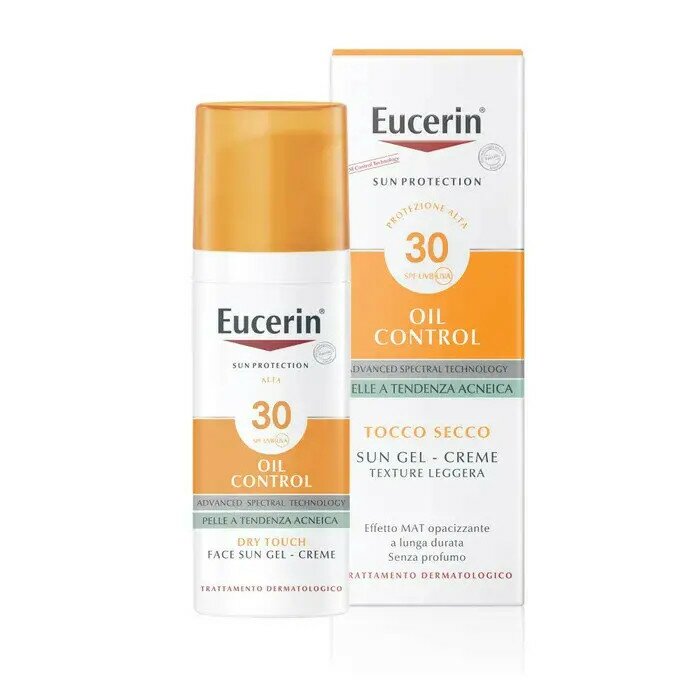 Eucerin Oil Control Sun Gel-Creme Tocco Secco SPF30 50 ml
