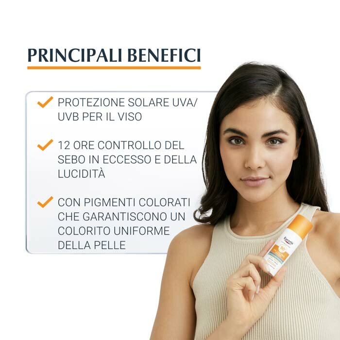 Eucerin Sun Oil Control Tinted Cream SPF50+ 50 ml